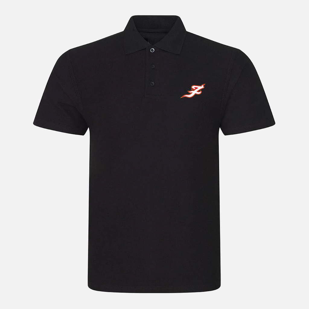 Fire Polo Shirt (Black)