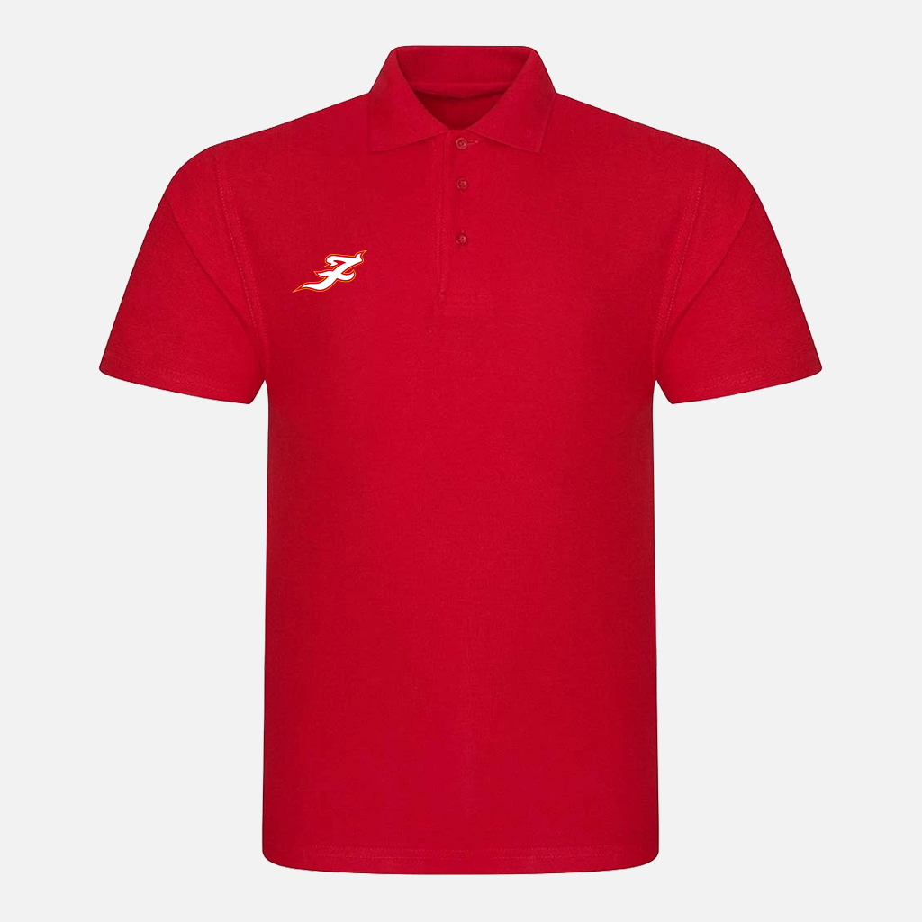 Fire Polo Shirt (Red)