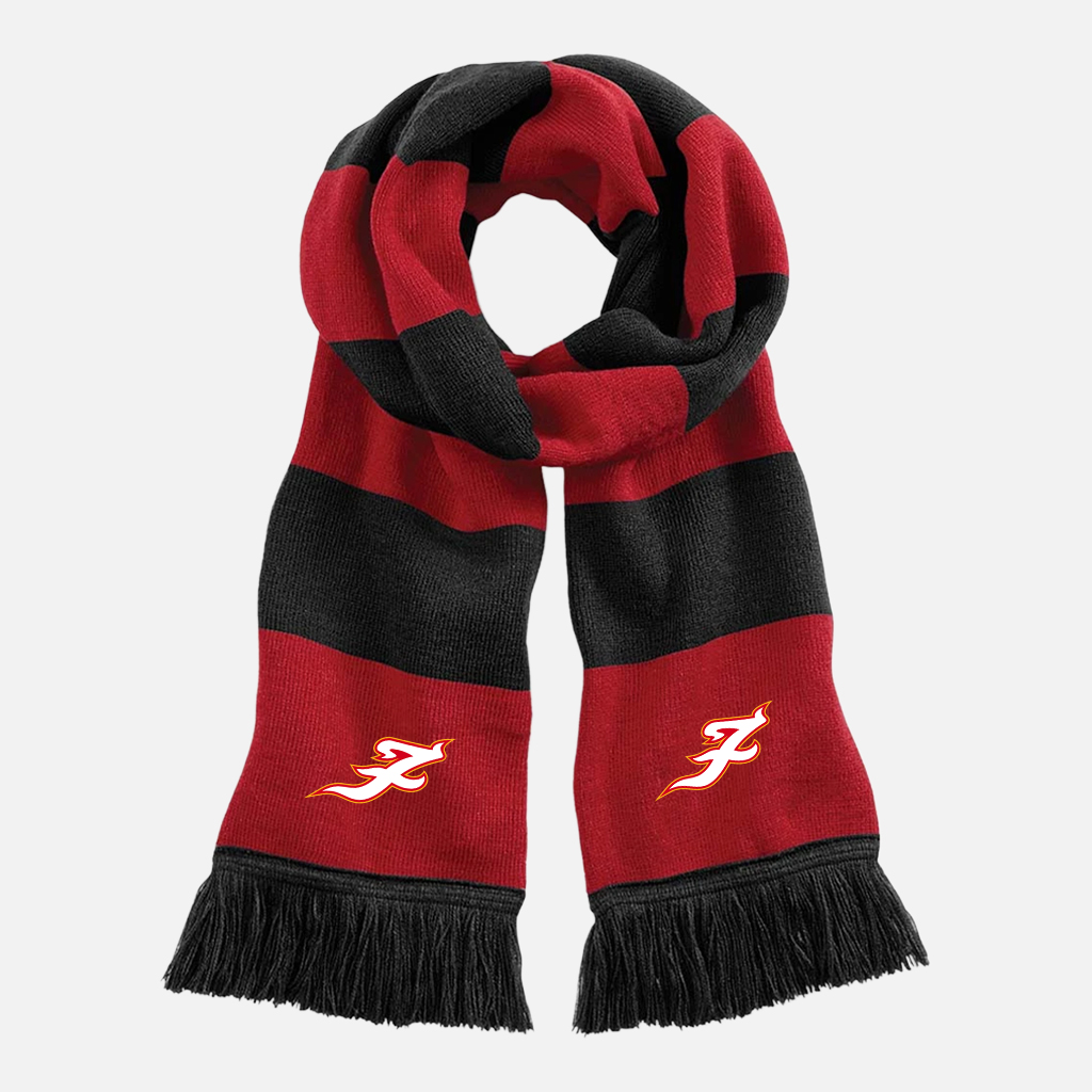 Striped Scarf (Red/Black)